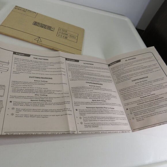 Simplicity C2109 Shopping Cart Cover Walmart Exclusive one size UNCUT - Picture 5 of 10